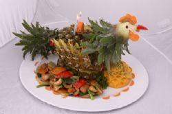 Chicken fried with cashew